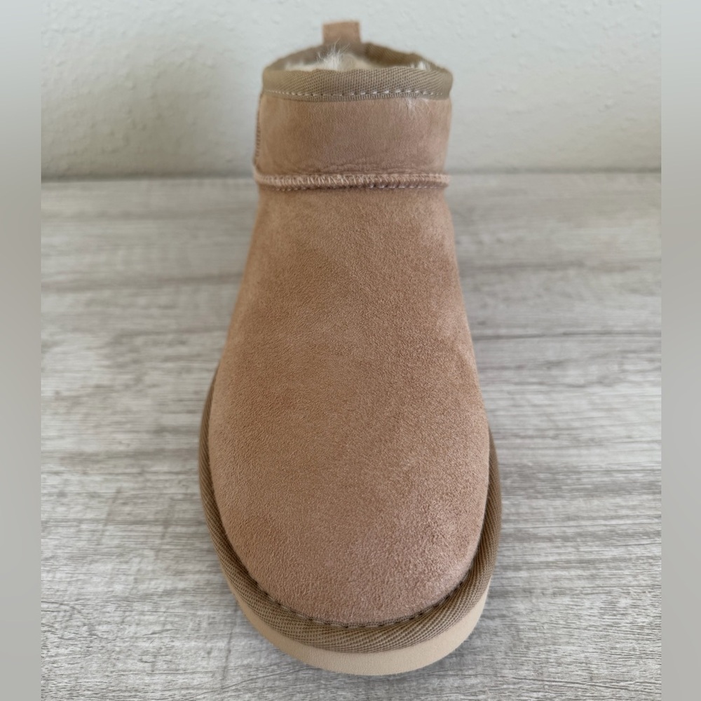 Authentic UGG Classic Ultra Mini 1116109 Women's Fashion Boots Sand Size 7 - Picture 4 of 16